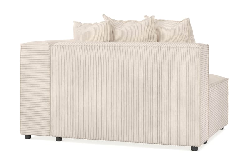 Cubo 2-seters Høyremodul i Manchester 120 cm bred - Beige - Møbler - Sofaer - Modulsofaer - Øvrige moduler til modulsofa