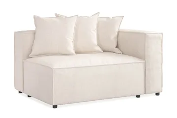 Cubo 2-seters Høyremodul i Stoff 120 cm bred - Beige - Møbler - Sofaer - Modulsofaer - Øvrige moduler til modulsofa