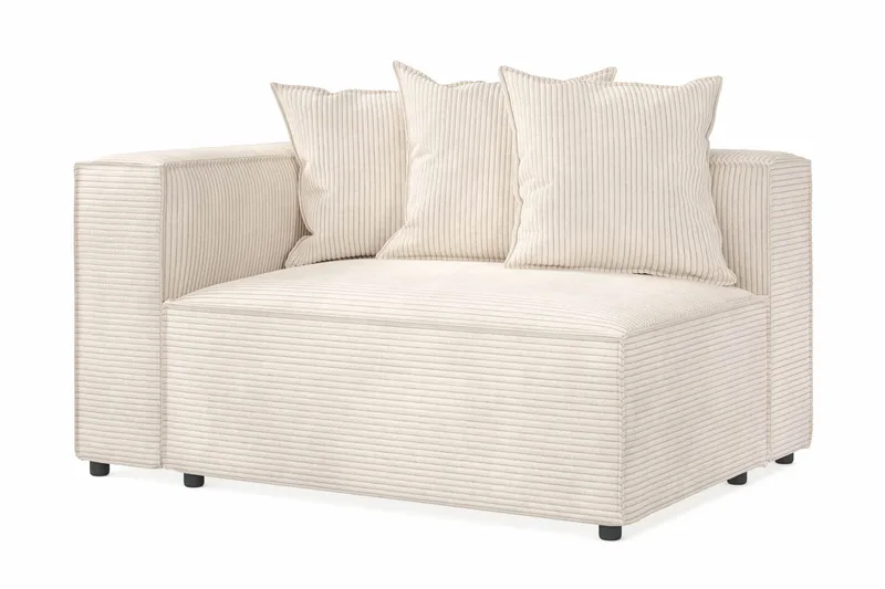 Cubo 2-seters Venstremodul i Manchester 120 cm bred - Beige - Møbler - Sofaer - 2 seter sofa