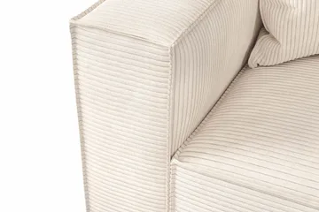 Cubo 2-seters Venstremodul i Manchester 120 cm bred - Beige - Møbler - Sofaer - Modulsofaer - Øvrige moduler til modulsofa