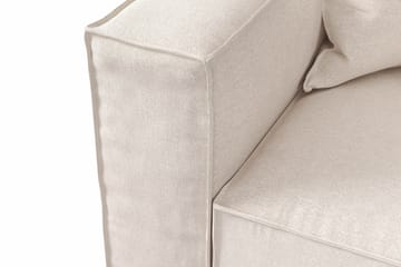 Cubo 2-seters Venstremodul i Stoff 120 cm bred - Beige - Møbler - Sofaer - 2 seter sofa