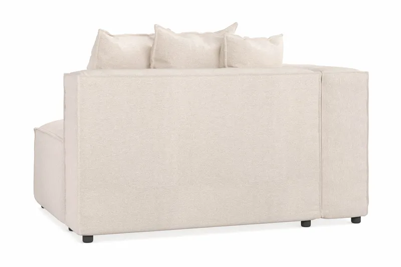 Cubo 2-seters Venstremodul i Stoff 120 cm bred - Beige - Møbler - Sofaer - Modulsofaer - Øvrige moduler til modulsofa
