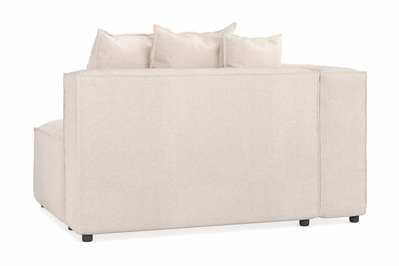 Cubo 2-seters Venstremodul i Stoff 120 cm bred - Beige - Møbler - Sofaer - Modulsofaer - Øvrige moduler til modulsofa