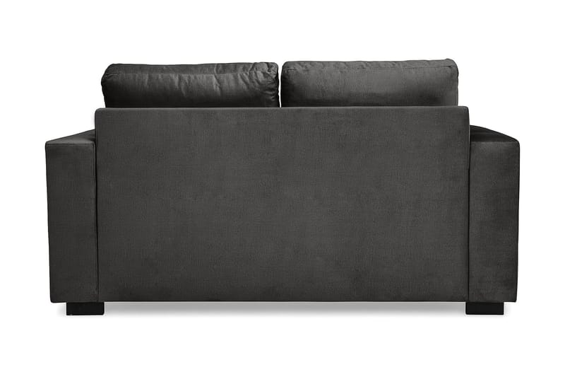 Fløyelssofa Nevada 2-seter - Mørkgrå - 2 seter sofa