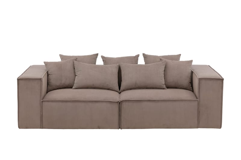 Gillholmen Sofa 2-seter, Svart/Brun