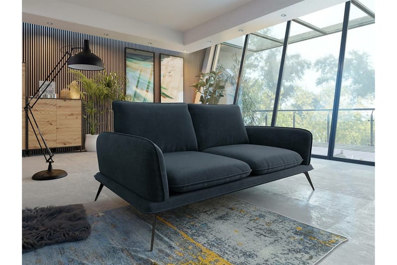 Graystone 2-sits Soffa Black - Møbler - Sofaer - 2 seter sofa