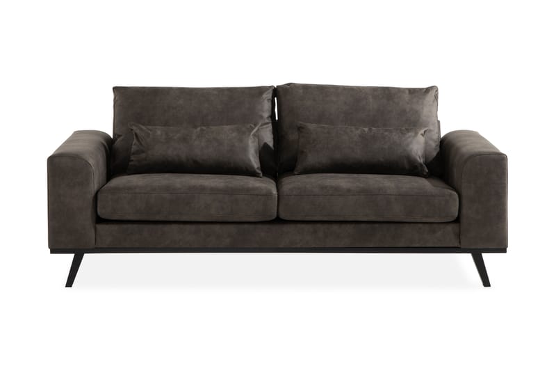 2-seter Sofa Haga - Mørkegrå - 2 seter sofa - Skinnsofaer