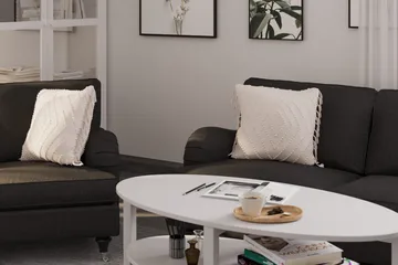 Howard Classic 2-seters Stoffsofa - Mørk grå - Møbler - Sofaer - 2 seter sofa