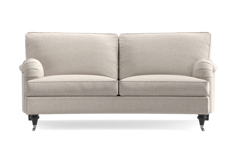 Howard Classic 2-seters Svunget Stoffsofa - Beige - Møbler - Sofaer - 2 seter sofa