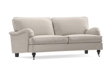 Howard Classic 2-seters Svunget Stoffsofa - Beige - Møbler - Sofaer - 2 seter sofa