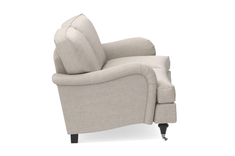 Howard Classic 2-seters Svunget Stoffsofa - Beige - Møbler - Sofaer - 2 seter sofa