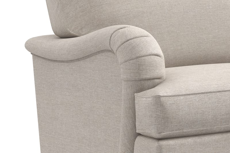 Howard Classic 2-seters Svunget Stoffsofa - Beige - Møbler - Sofaer - 2 seter sofa
