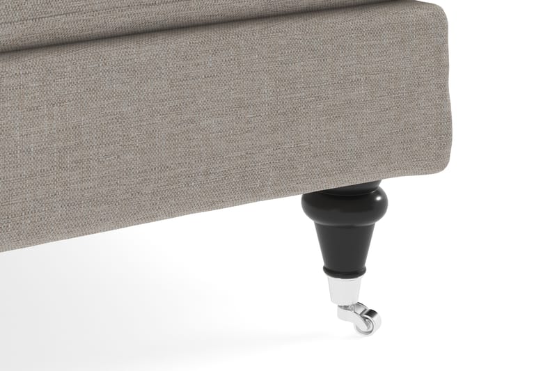 Howard Classic 2-seters Svunget Stoffsofa - Beige - Møbler - Sofaer - 2 seter sofa