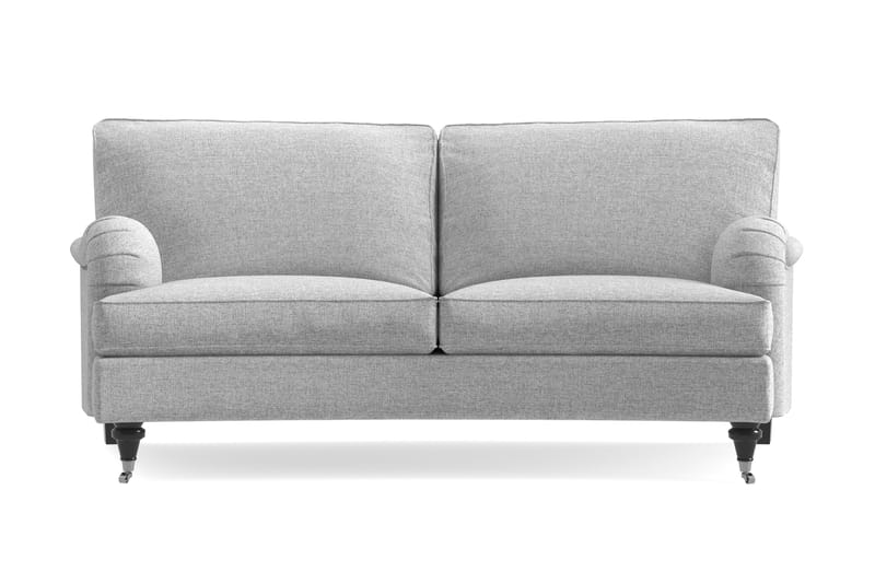 Howard Classic 2-seters Svunget Stoffsofa - Grå - Møbler - Sofaer - 2 seter sofa