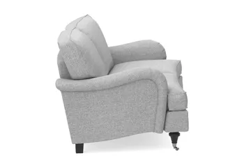 Howard Classic 2-seters Svunget Stoffsofa - Grå - Møbler - Sofaer - 2 seter sofa