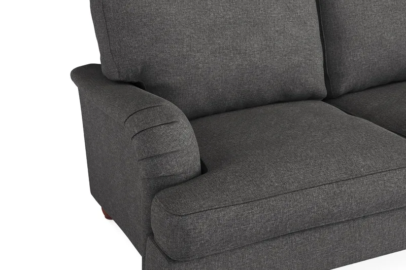 Howard Lyx 2-seters Stoffsofa - Mørk grå - Møbler - Sofaer - 2 seter sofa