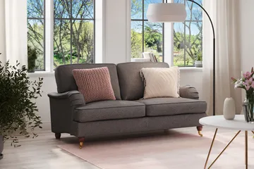 Howard Lyx 2-seters Stoffsofa - Mørk grå - Møbler - Sofaer - 2 seter sofa