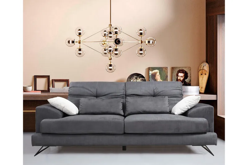 Killem 2-Seter Sofa - Svart - Møbler - Sofaer - 2 seter sofa