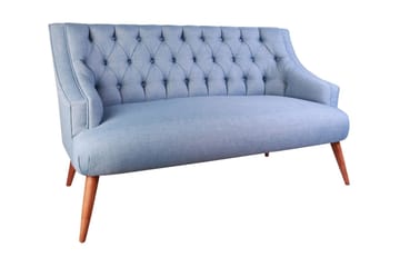 Lamonti 2-seters Sofa - Indigoblå/Natur - Møbler - Sofaer - 2 seter sofa