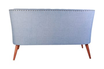 Lamonti 2-seters Sofa - Indigoblå/Natur - Møbler - Sofaer - 2 seter sofa