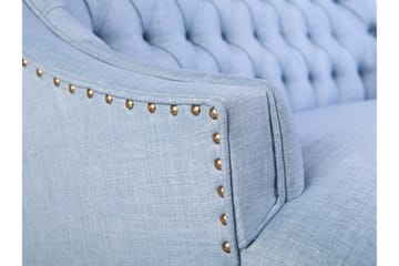 Lamonti 2-seters Sofa - Indigoblå/Natur - Møbler - Sofaer - 2 seter sofa