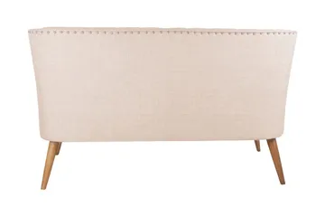 Lamonti 2-seters Sofa - Kremhvit/Natur - Møbler - Sofaer - 2 seter sofa