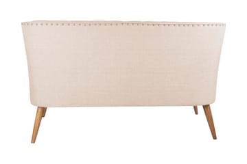 Lamonti 2-seters Sofa - Kremhvit/Natur - Møbler - Sofaer - 2 seter sofa