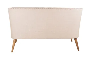 Lamonti 2-seters Sofa - Kremhvit/Natur - Møbler - Sofaer - 2 seter sofa