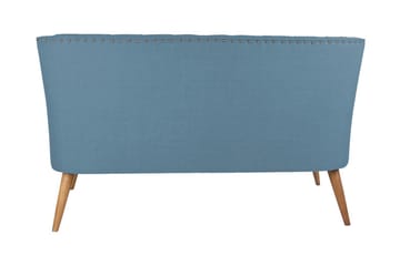 Lamonti 2-seters Sofa - Mørkeblå/Natur - Møbler - Sofaer - 2 seter sofa