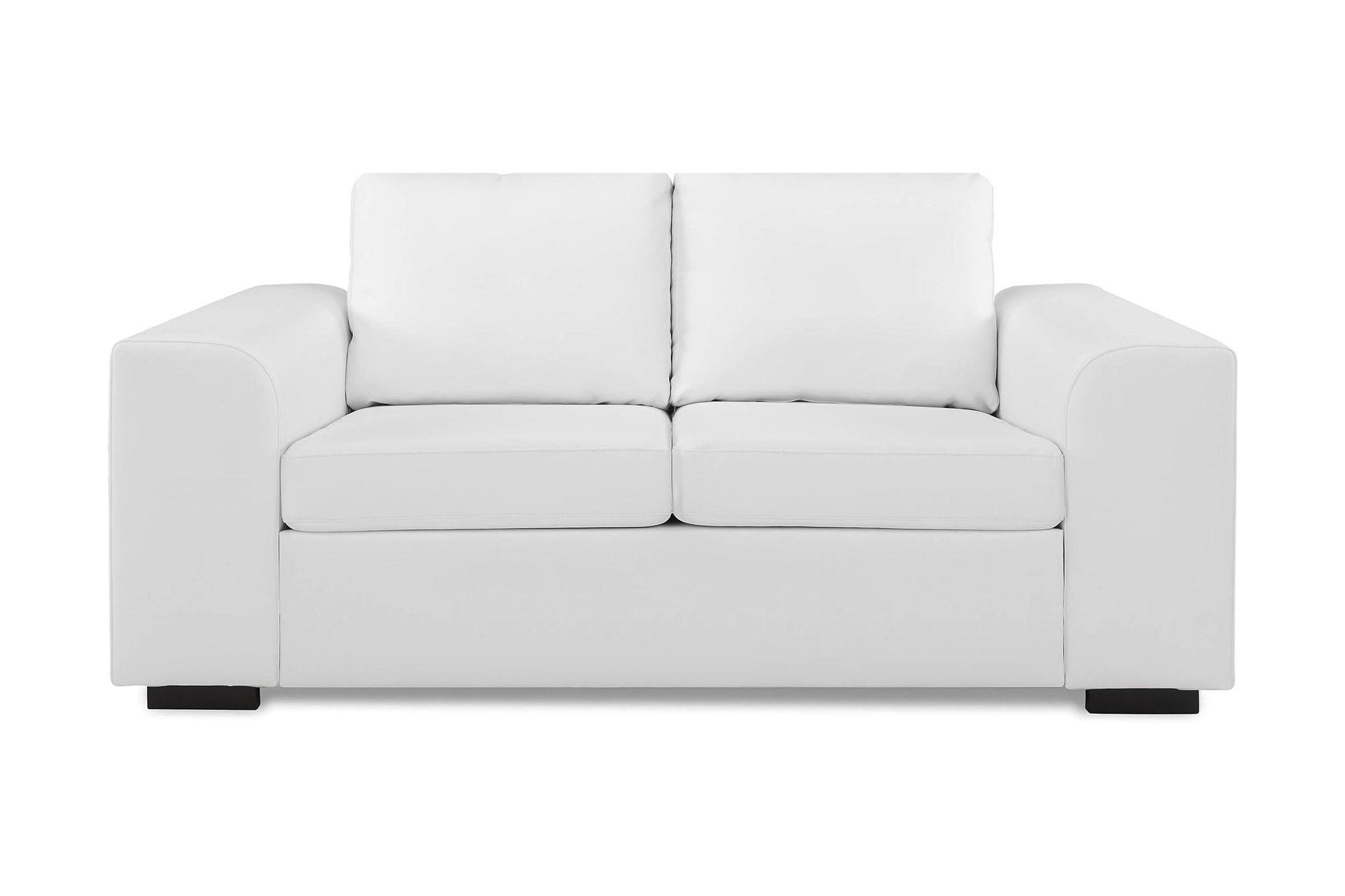 Link 2-seters Sofa i Kunstlær - Hvit - Møbler - Sofaer - 2 seter sofa