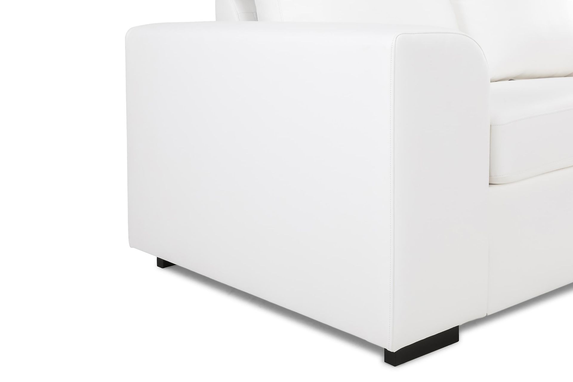 Link 2-seters Sofa i Kunstlær - Hvit - Møbler - Sofaer - 2 seter sofa