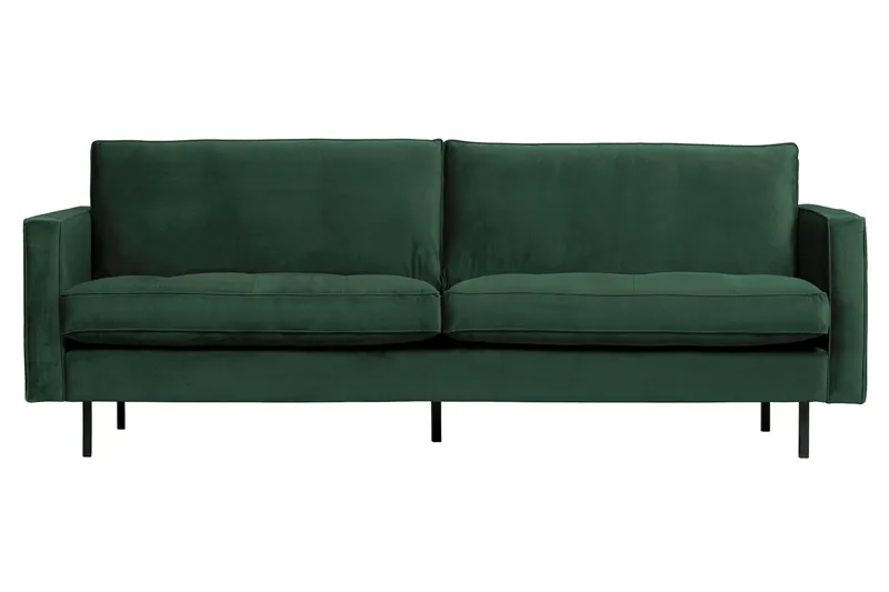 Lissbon 2-seter Sofa 230 cm i Fløyel, Grønn