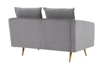 Maurana 2-seters Sofa - Fløyel/Grå - Møbler - Sofaer - 2 seter sofa