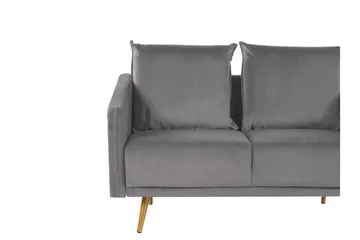 Maurana 2-seters Sofa - Fløyel/Grå - Møbler - Sofaer - 2 seter sofa