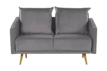 Maurana 2-seters Sofa - Fløyel/Grå - Møbler - Sofaer - 2 seter sofa
