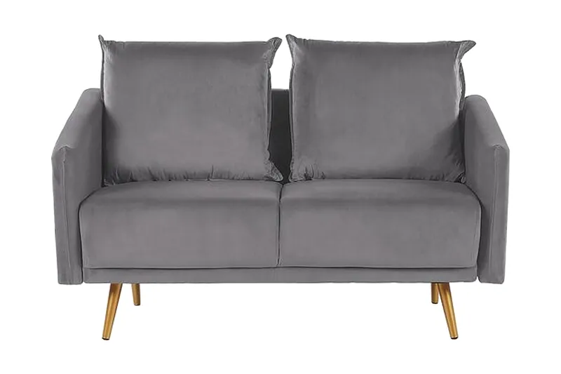 Maurana 2-seters Sofa, Fløyel/Grå