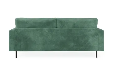 Menard Compact 3-seters Fløyelssofa - Mørk grønn - Møbler - Sofaer - Fløyelssofaer
