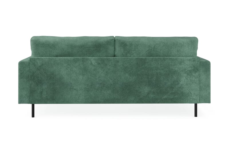Menard Compact 3-seters Fløyelssofa - Mørk grønn - Møbler - Sofaer - Fløyelssofaer
