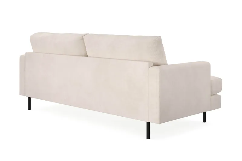 Menard Compact 3-seters Manchestersofa - Beige - Møbler - Sofaer - 3 seter sofa