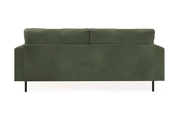 Menard Compact 3-seters Manchestersofa - Grønn - Møbler - Sofaer - 3 seter sofa