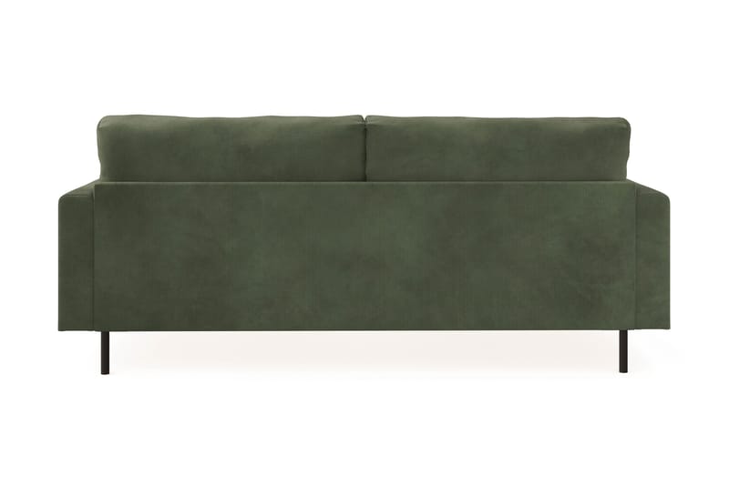 Menard Compact 3-seters Manchestersofa - Grønn - Møbler - Sofaer - 3 seter sofa