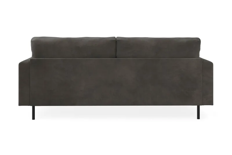 Menard Compact 3-seters Manchestersofa - Mørk grå - Møbler - Sofaer - 3 seter sofa