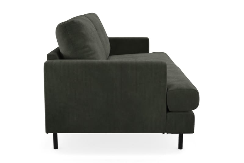 Menard Compact 3-seters Manchestersofa - Mørk grønn - Møbler - Sofaer - 3 seter sofa