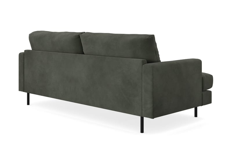 Menard Compact 3-seters Manchestersofa - Mørk grønn - Møbler - Sofaer - 3 seter sofa