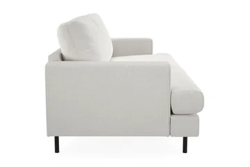 Menard Compact 3-seters Sofa i Bouclé - Hvit - Møbler - Sofaer - 3 seter sofa