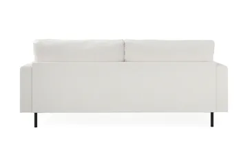 Menard Compact 3-seters Sofa i Bouclé - Hvit - Møbler - Sofaer - 3 seter sofa