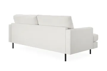Menard Compact 3-seters Sofa i Bouclé - Hvit - Møbler - Sofaer - 3 seter sofa