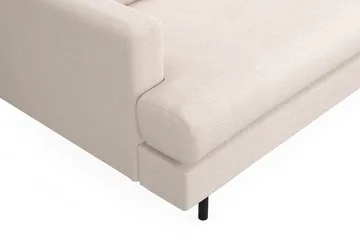 Menard Compact 3-seters Stoffsofa - Beige - Møbler - Sofaer - 3 seter sofa