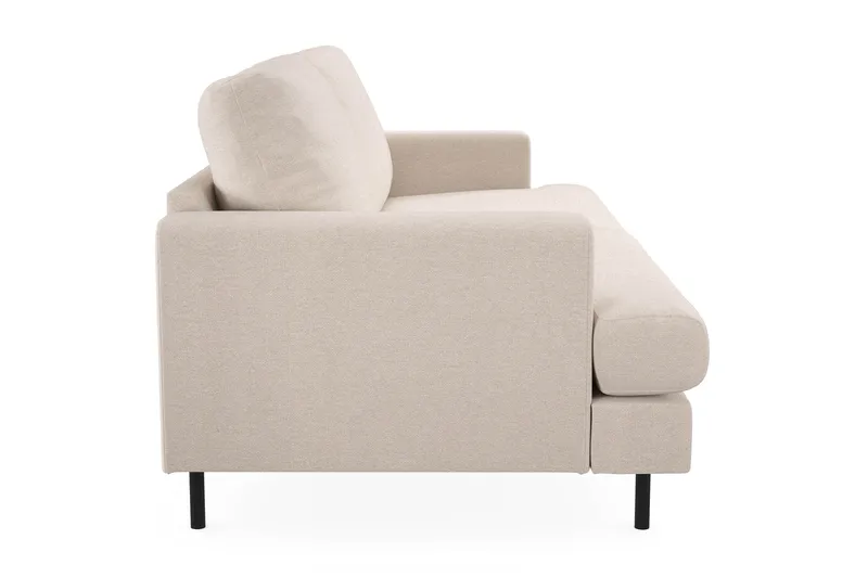 Menard Compact 3-seters Stoffsofa - Beige - Møbler - Sofaer - 3 seter sofa