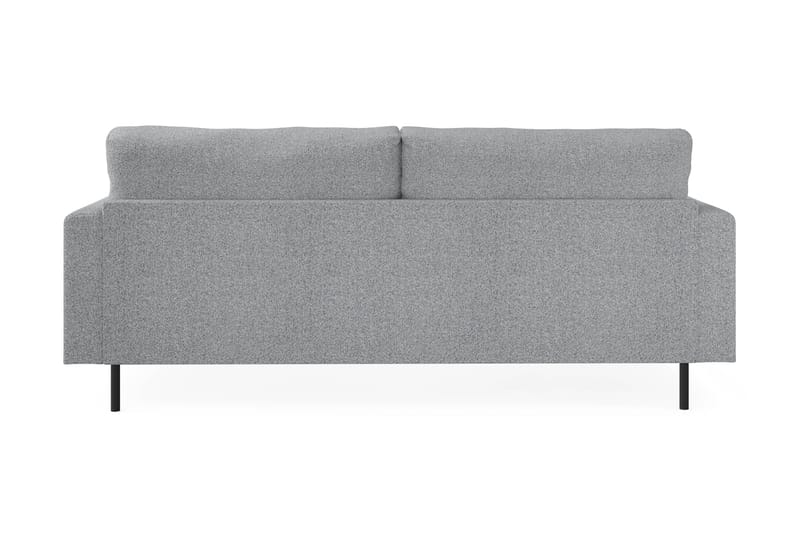 Menard Compact 3-seters Stoffsofa - Grå - Møbler - Sofaer - 3 seter sofa